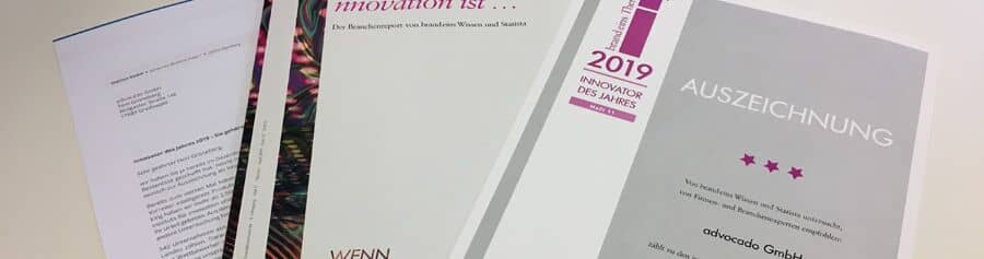 advocado gehört zu den innovativsten Unternehmen Deutschlands